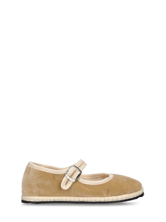 Luisaviaroma Friulane Mary Jane in velluto di cotone