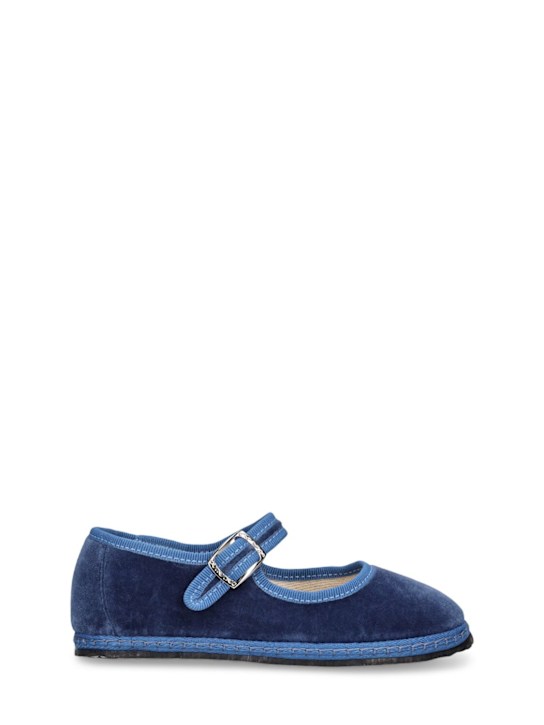 Luisaviaroma Friulane Mary Jane in velluto di cotone