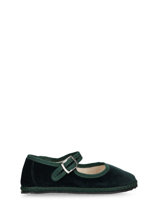 Luisaviaroma Friulane Mary Jane in velluto di cotone