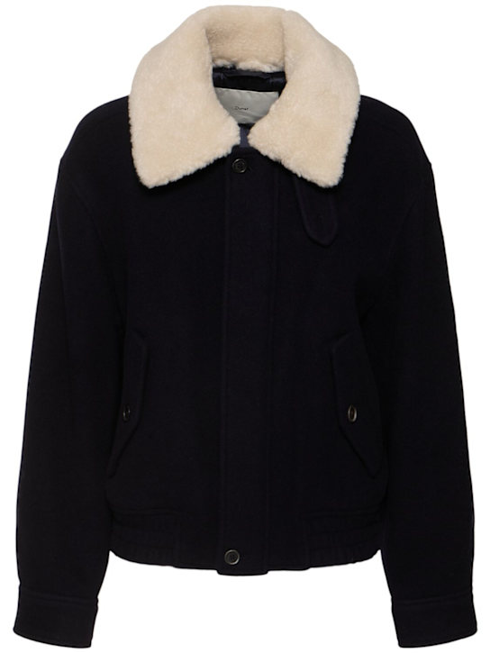 Luisaviaroma Giacca in misto lana / pelliccia rimovibile