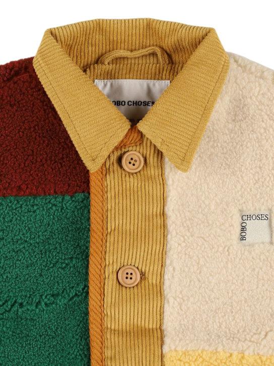 Luisaviaroma Giacca In Pelliccia Sintetica Color Block