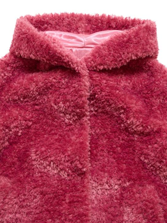 Luisaviaroma Giacca In Pelliccia Sintetica Con Cappuccio