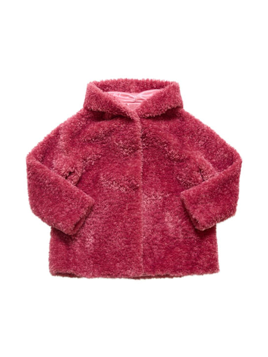 Luisaviaroma Giacca in pelliccia sintetica con cappuccio