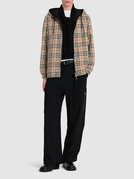 Luisaviaroma Giacca Reversibile Stretton Check Con Zip