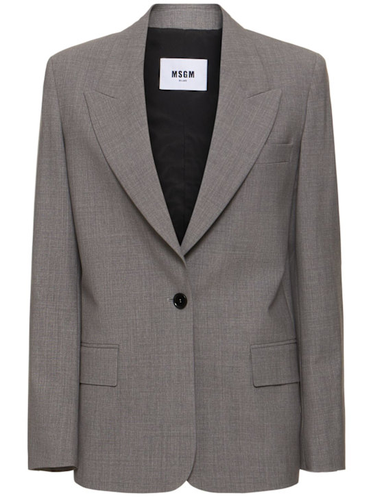 Luisaviaroma Giacca sartoriale monopetto in misto lana