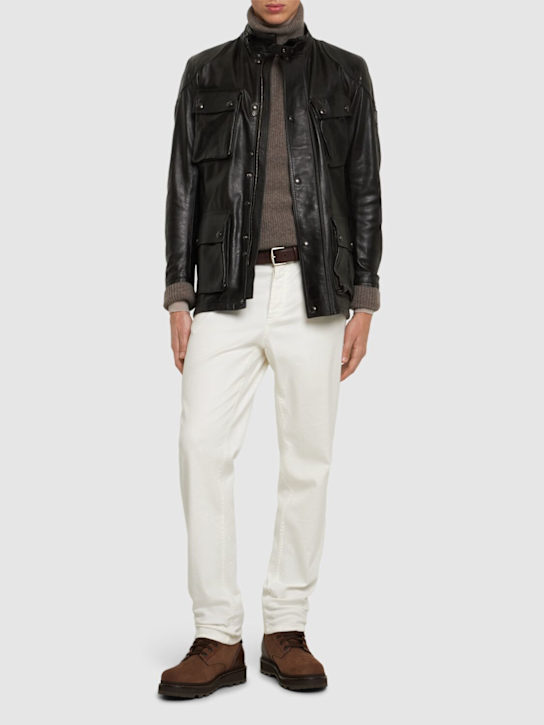 Luisaviaroma Giacca Trialmaster Panther 2.0 In Pelle