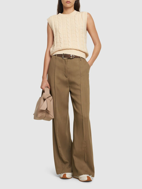 Luisaviaroma Gilet Kreen In Maglia Di Misto Cotone A Trecce