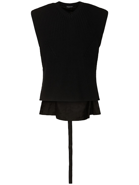 Luisaviaroma Gilet Thorvald in maglia di lana a coste