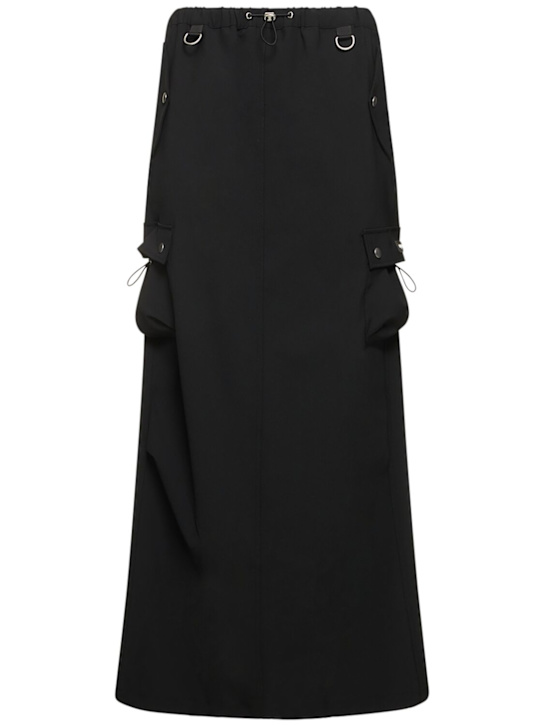 Luisaviaroma Gonna cargo sartoriale in misto fresco lana