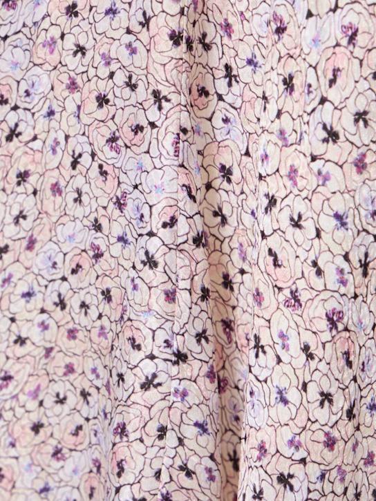Luisaviaroma Gonna Midi Lisanne In Misto Seta Stampata