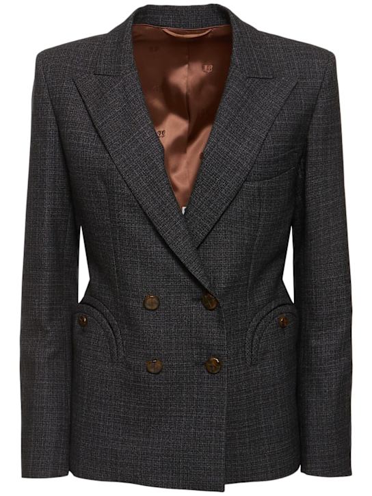 Luisaviaroma Hunley Charmer double breast wool jacket