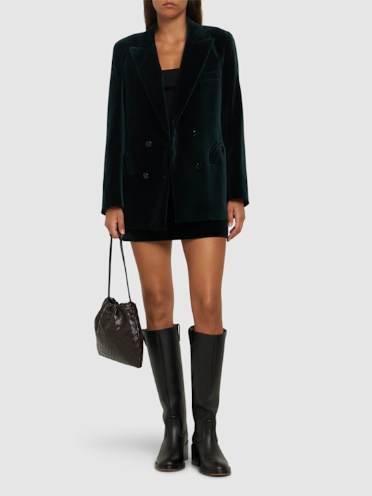 Luisaviaroma Jealousy Everynight Cotton Velvet Jacket