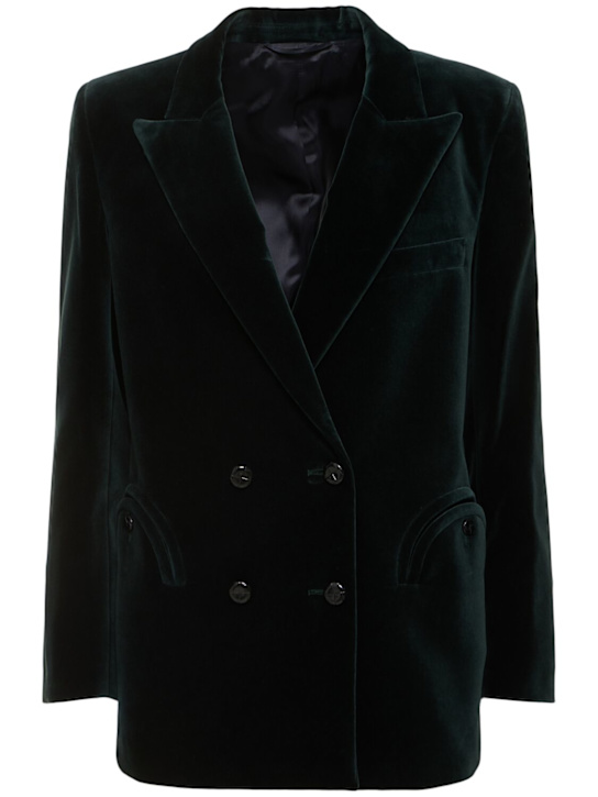 Luisaviaroma Jealousy Everynight cotton velvet jacket