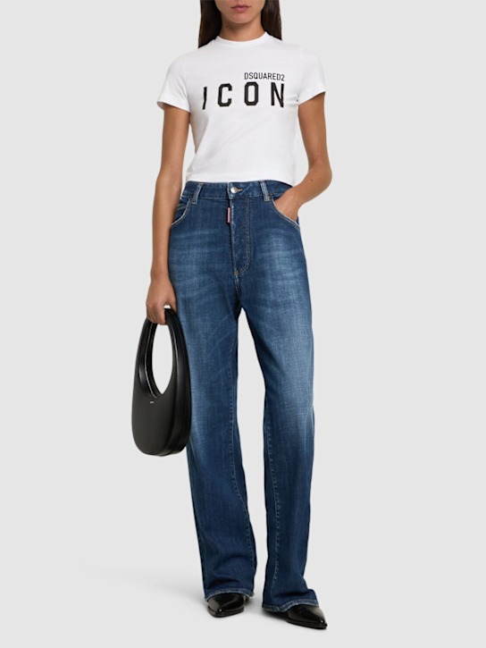Luisaviaroma Jeans Baggy Vita Alta San Diego In Denim