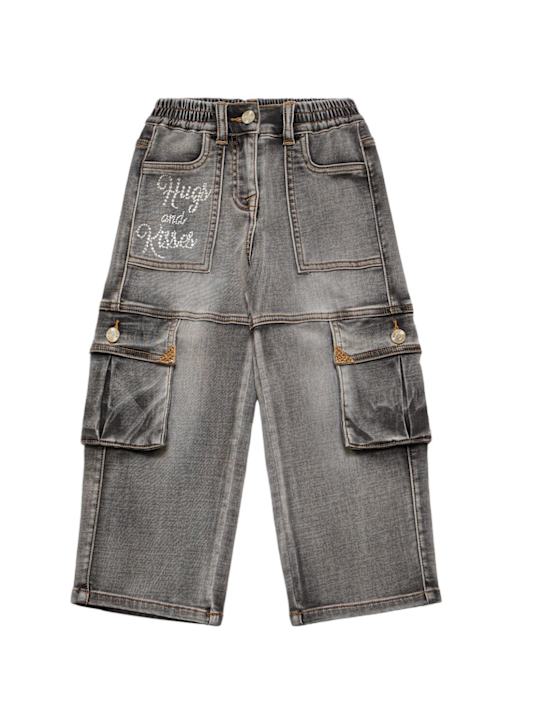 Luisaviaroma Jeans cargo in misto cotone con decorazioni