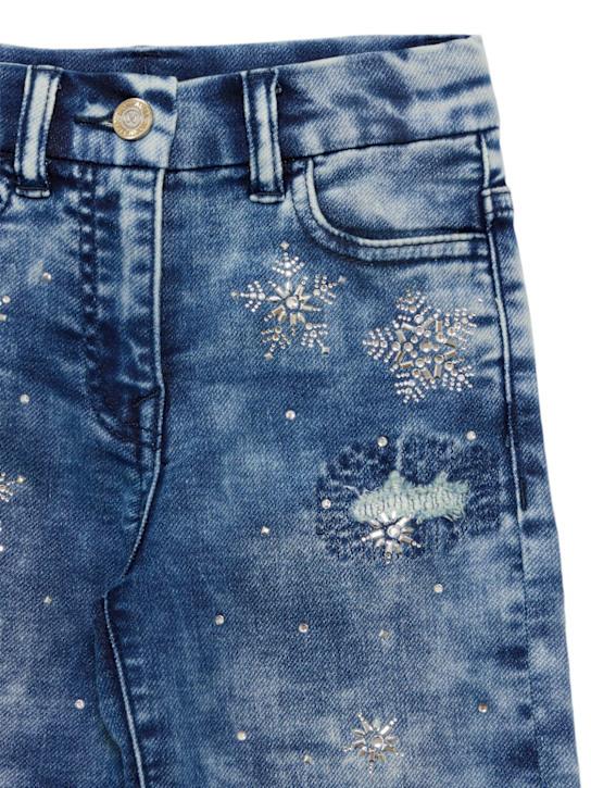 Luisaviaroma Jeans Dritti In Cotone Con Decorazioni