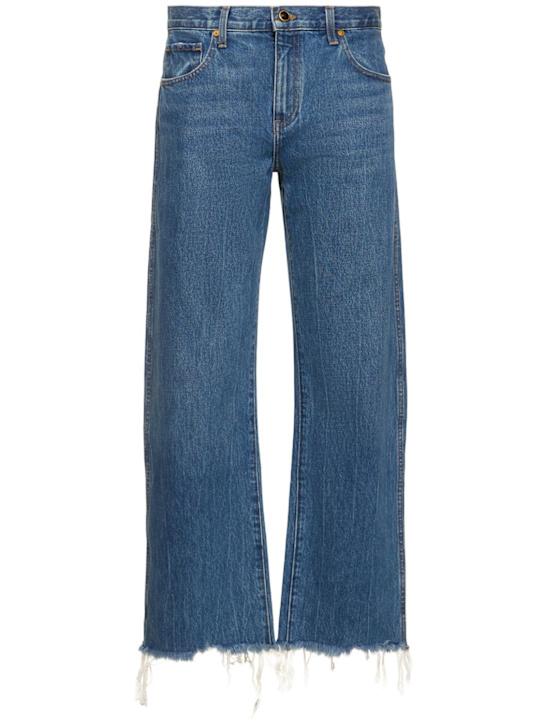 Luisaviaroma Jeans dritti Kerrie in denim di cotone