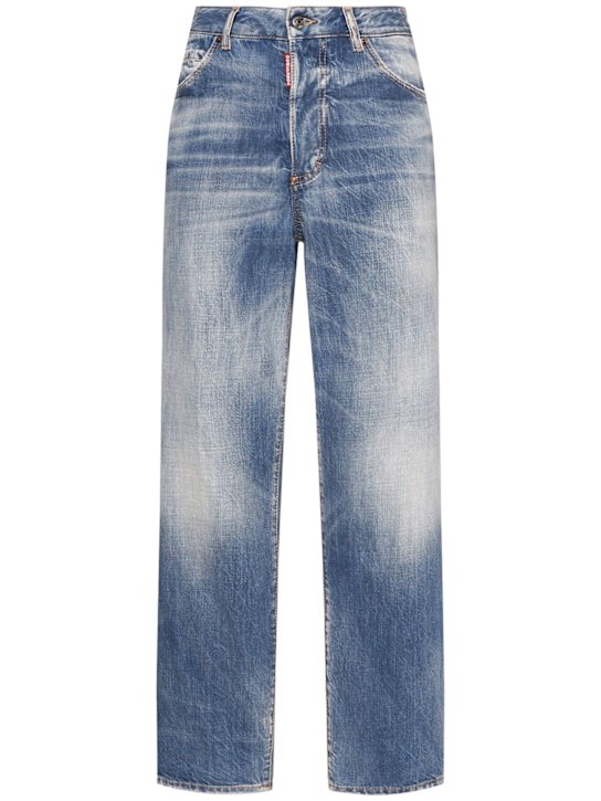 Luisaviaroma Jeans dritti vita alta Boston in denim