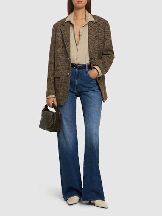 Luisaviaroma Jeans Dritti Vita Media The Lasso Heel