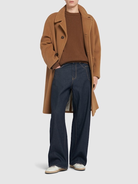 Luisaviaroma Jeans Larghi Journey In Denim Di Cotone