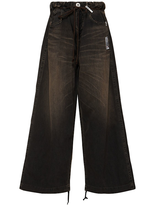 Luisaviaroma Jeans larghi vita alta in denim con coulisse