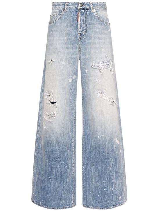 Luisaviaroma Jeans larghi vita media Traveller in denim