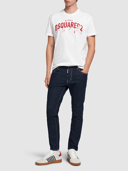 Luisaviaroma Jeans Skater In Denim Di Cotone Stretch