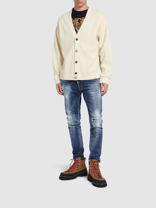 Luisaviaroma Jeans Skater In Denim Di Cotone Stretch
