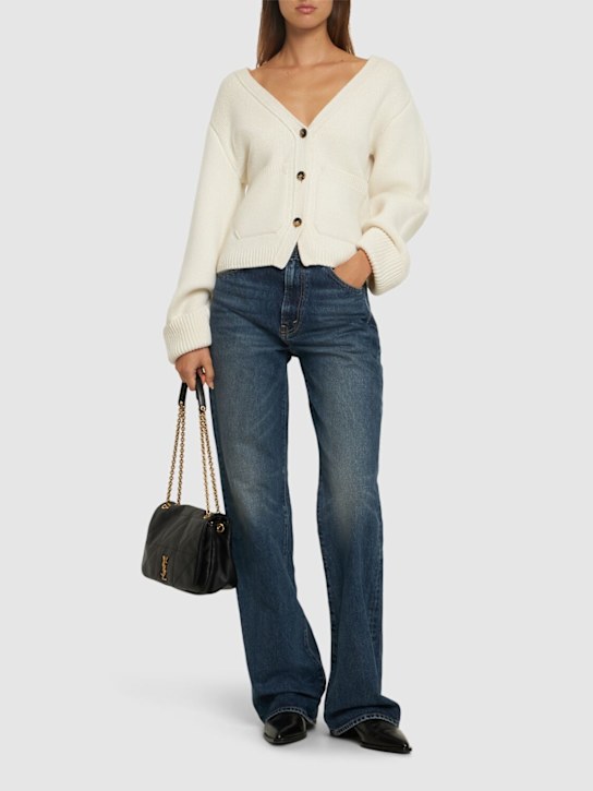 Luisaviaroma Jeans Svasati Joan Vita Alta In Cotone