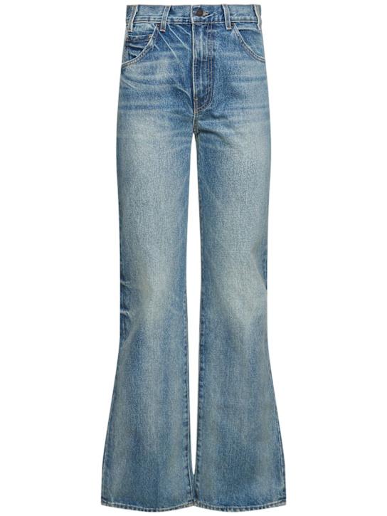 Luisaviaroma Jeans svasati Joan vita alta in cotone