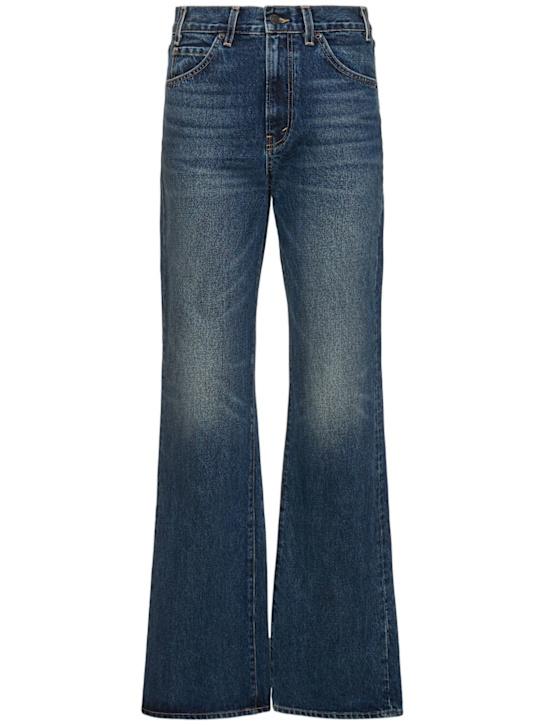 Luisaviaroma Jeans svasati Joan vita alta in cotone
