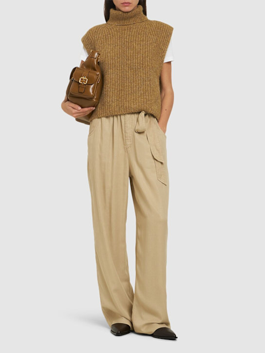 Luisaviaroma Jeans Vita Alta Priana In Denim Di Lyocell