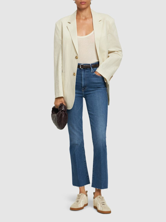 Luisaviaroma Jeans Vita Alta Svasati The Hustler Ankle