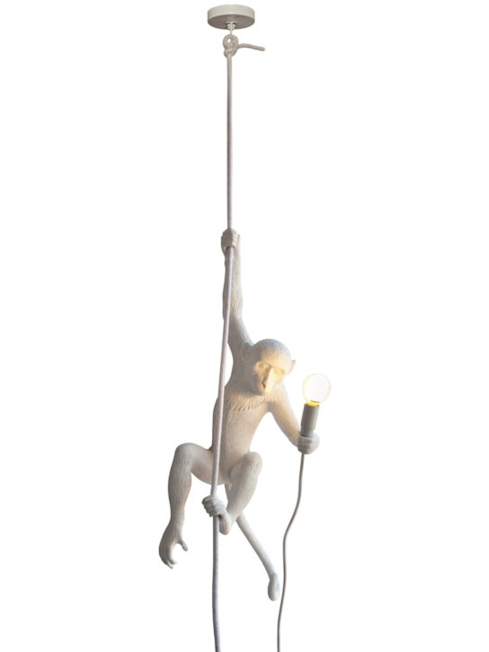 Luisaviaroma Lampada A Sospensione Monjey On A Cord