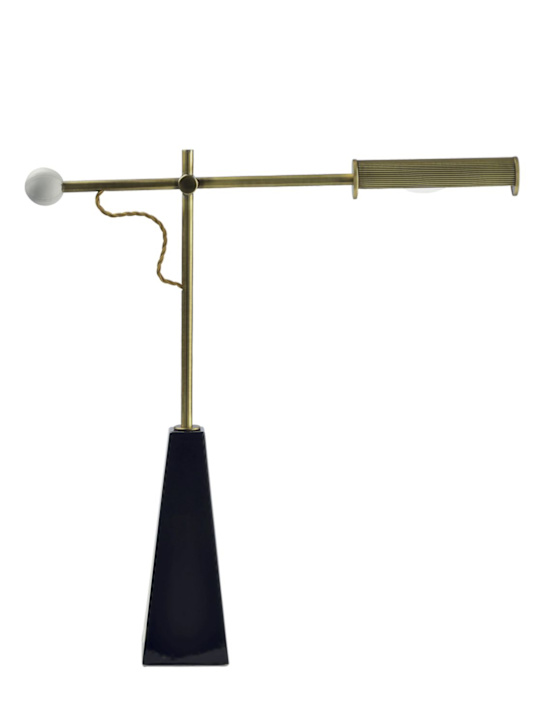 Luisaviaroma Lampada da tavolo Goldie C in ceramica e ottone
