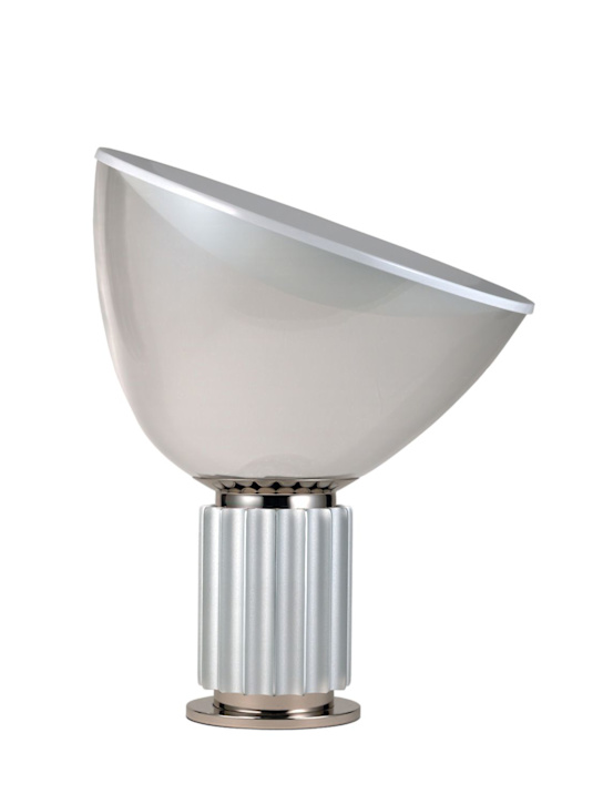 Luisaviaroma Lampada da tavolo piccola Taccia Silver a LED