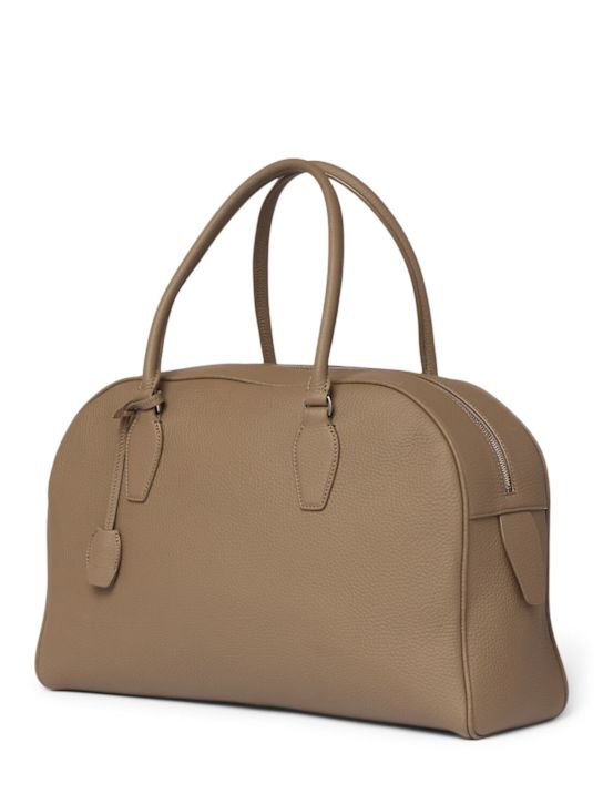 Luisaviaroma 15.75 India Matte Grained Leather Bag