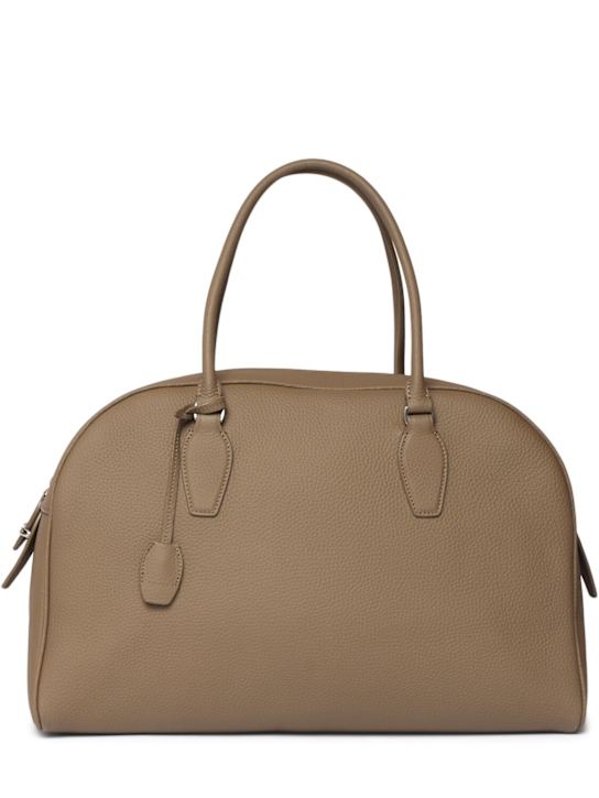 Luisaviaroma 15.75 India matte grained leather bag