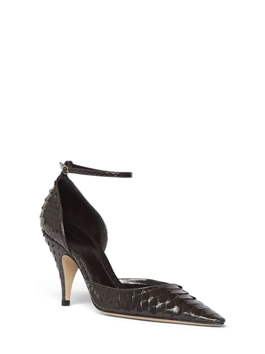 Luisaviaroma 70mm Liisa D'Orsay Snakeskin Pumps