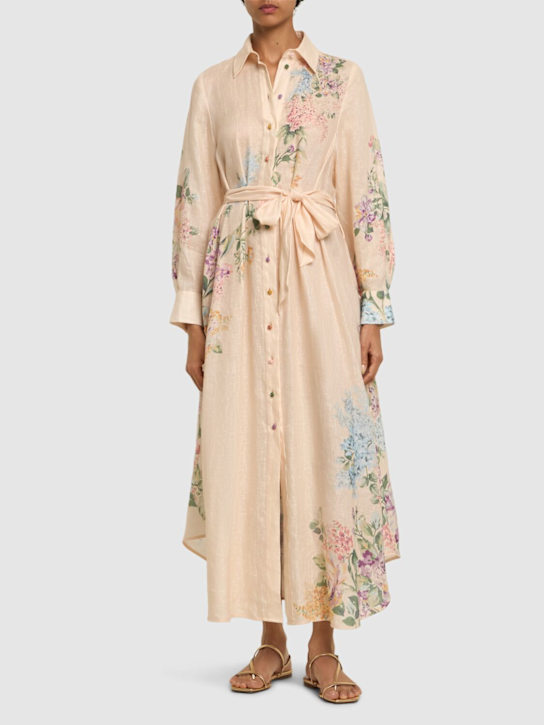 Luisaviaroma Abito Longuette Halliday In Lino
