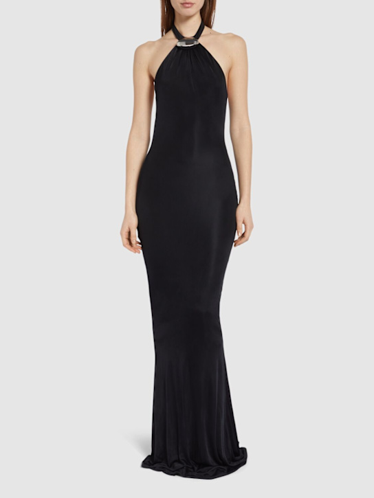 Luisaviaroma Abito Maxi In Jersey Di Viscosa