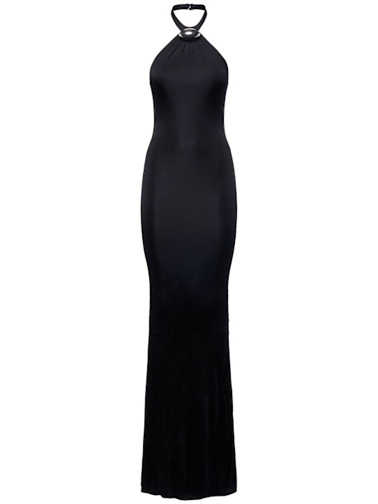 Luisaviaroma Abito maxi in jersey di viscosa