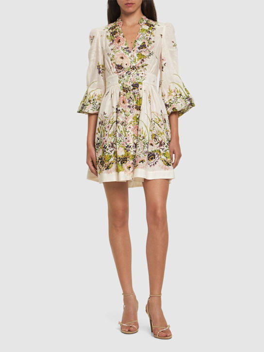 Luisaviaroma Abito Mini Halliday In Lino