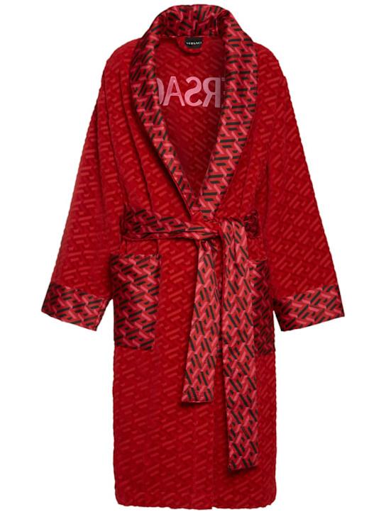 Luisaviaroma Accappatoio Greca Signature