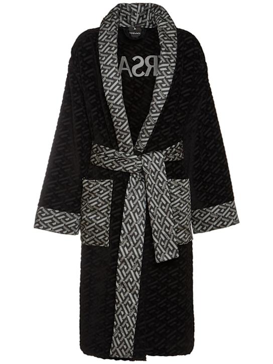Luisaviaroma Accappatoio Greca Signature