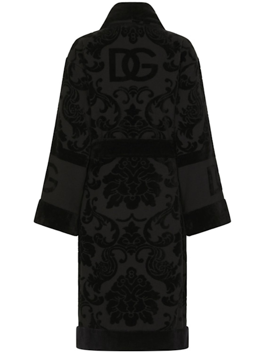 Luisaviaroma Accappatoio In Cotone Jacquard
