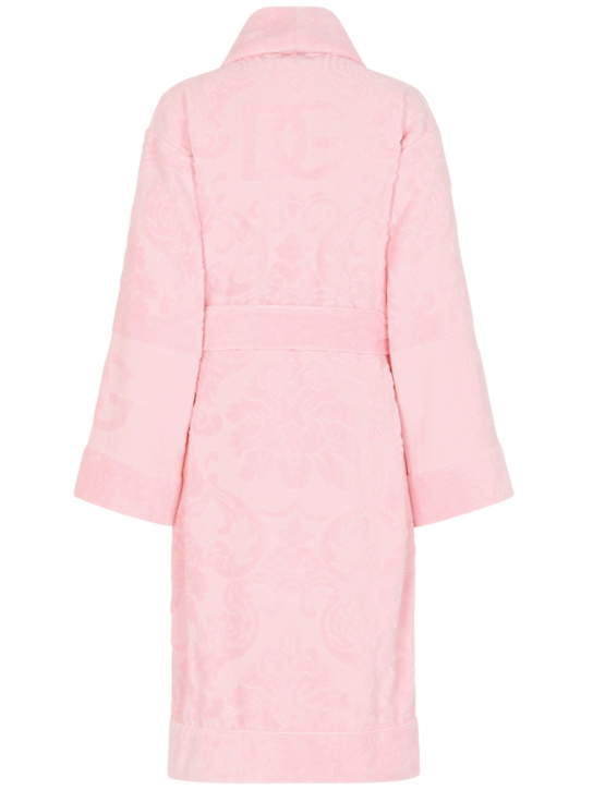 Luisaviaroma Accappatoio In Cotone Jacquard