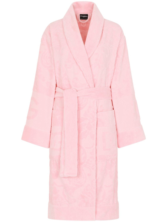 Luisaviaroma Accappatoio in cotone jacquard