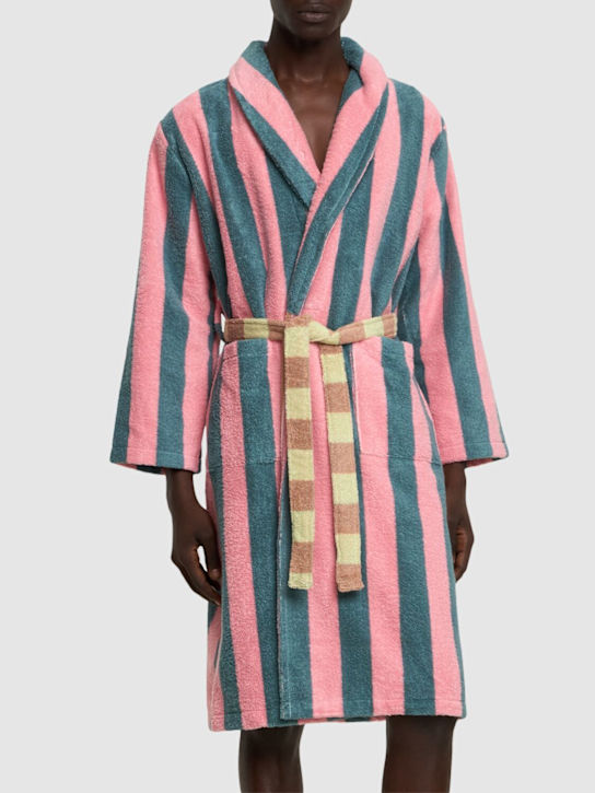 Luisaviaroma Accappatoio Martine Stripe In Cotone