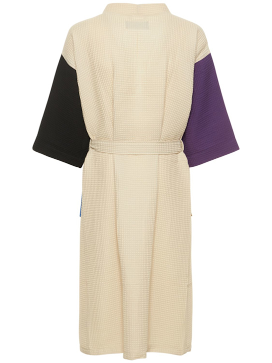 Luisaviaroma Accappatoio Waffle In Misto Cotone